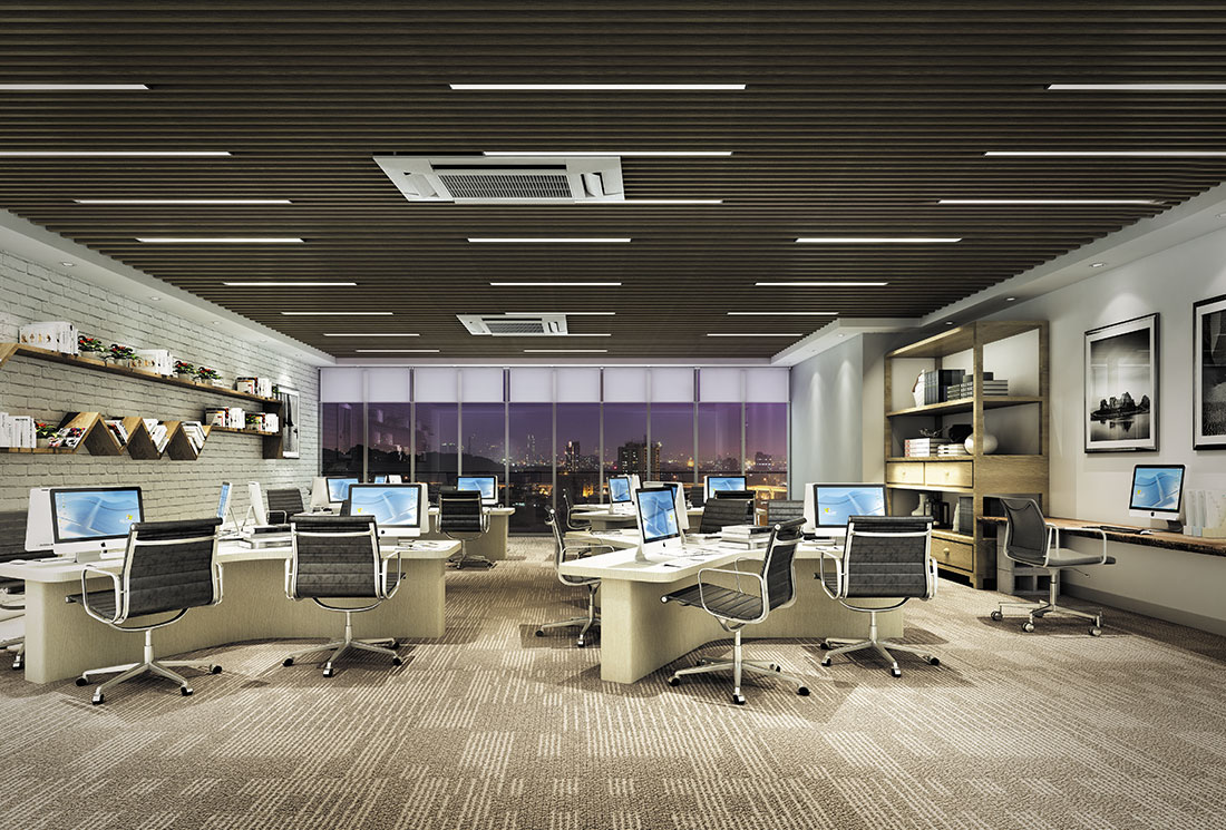 Bare Shell Offices of 10.6 Ft. Floor-to-Floor Height