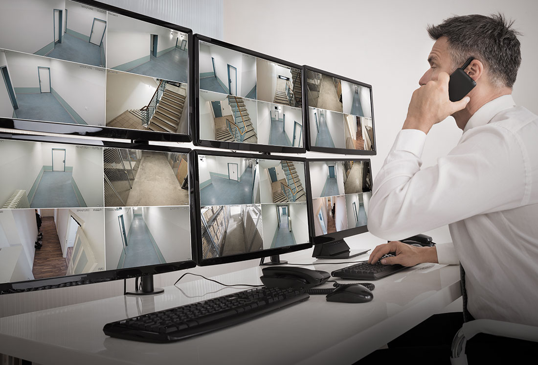 Cctv surveillance & 24 x 7 manned security
